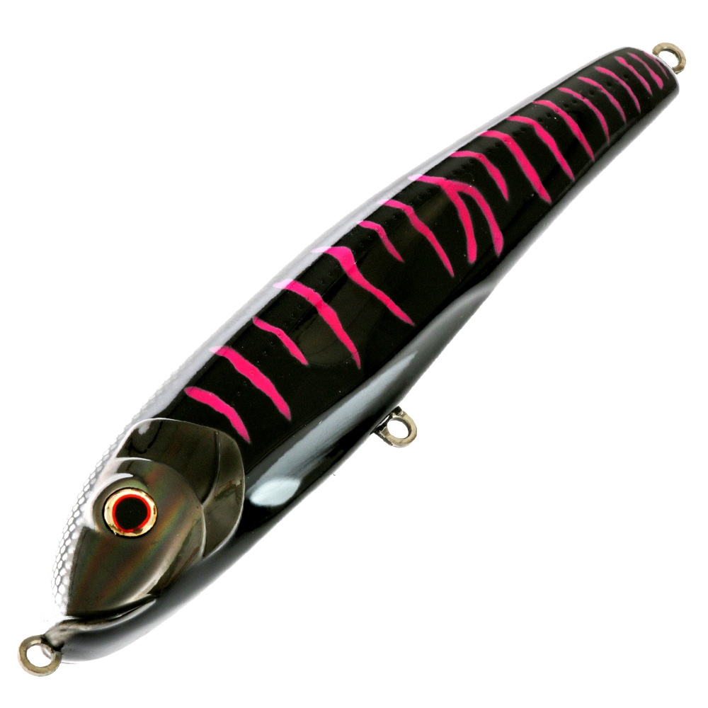 Nomad Design Riptide Floating Stickbait Lure 265mm Black Pink Mackerel