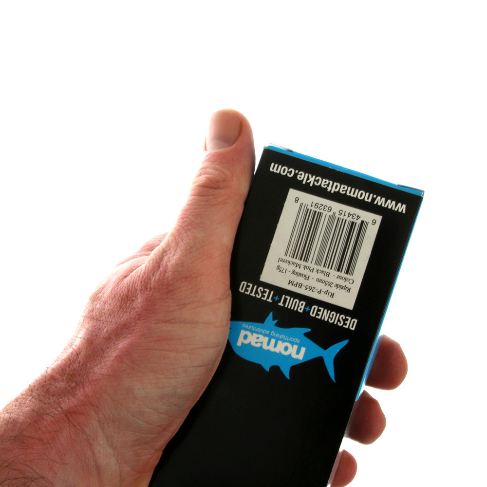 Nomad Design Riptide Floating Stickbait Lure 265mm Black Pink Mackerel