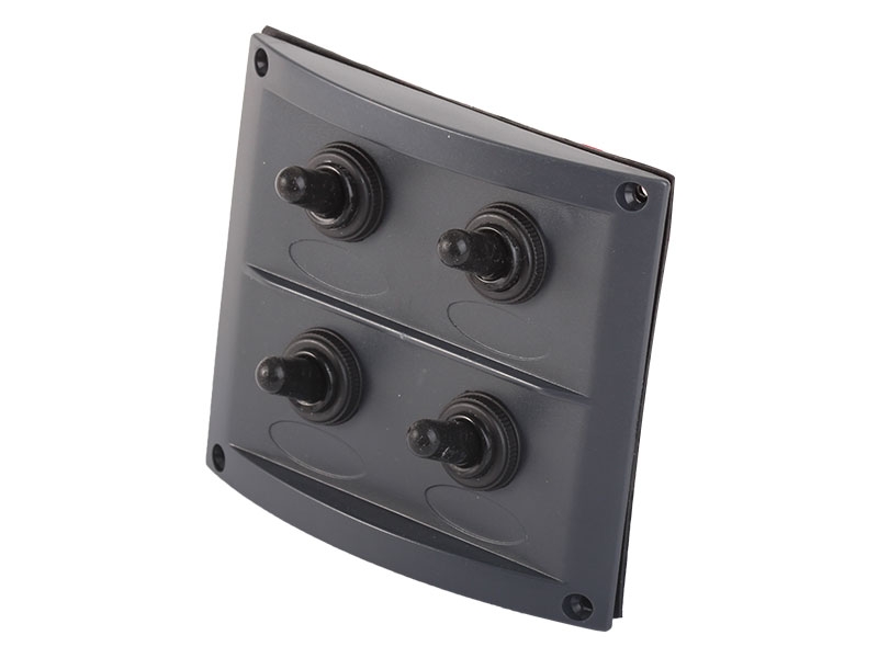 Splashproof 4-Way Switch Panel