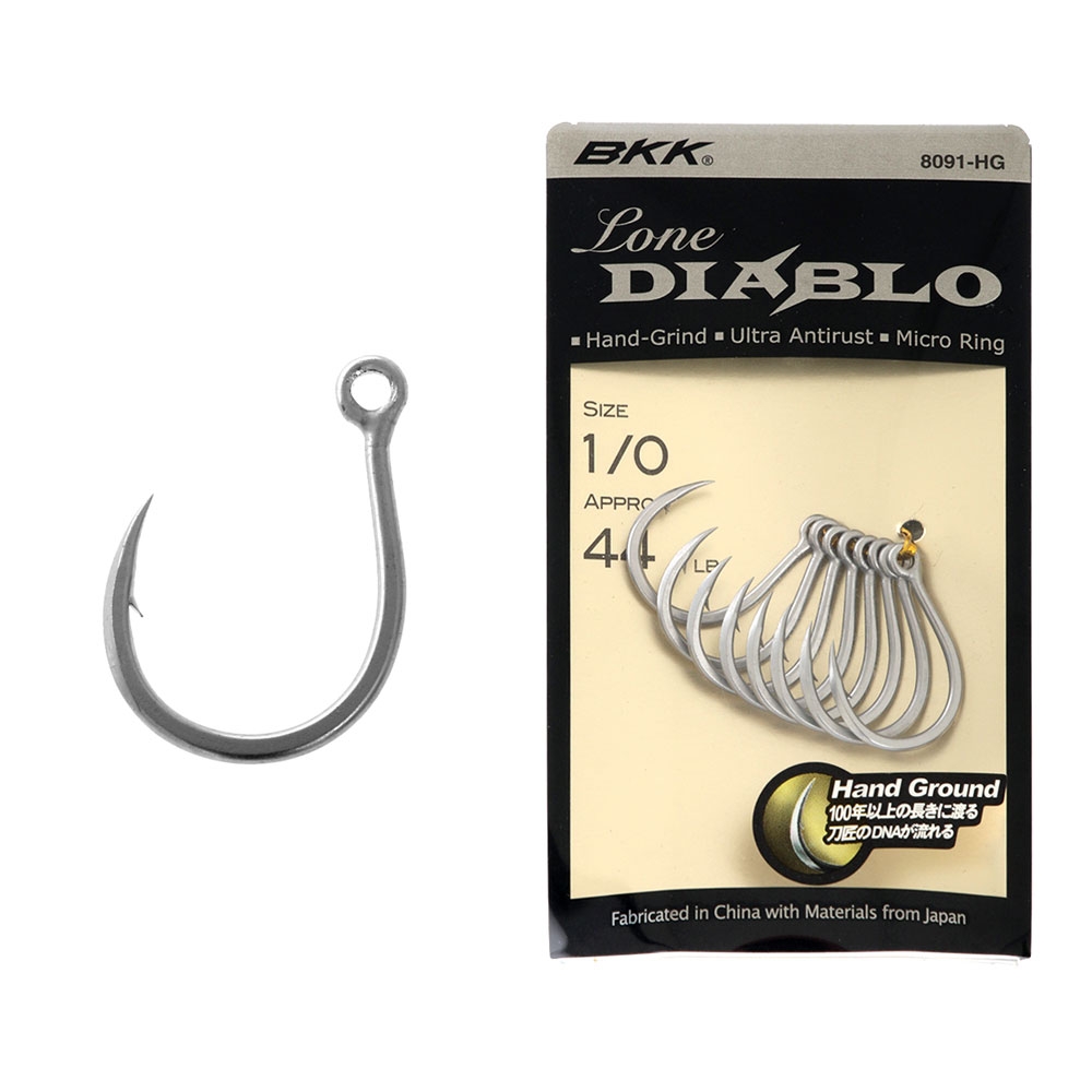 BKK Lone Diablo Inline Single Hook 1 Qty 8