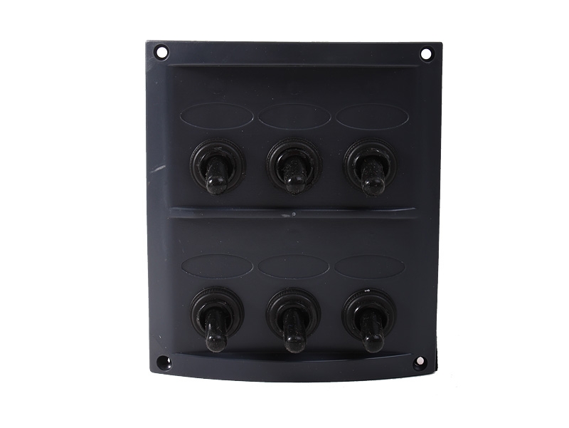 Splashproof 6-Way Switch Panel