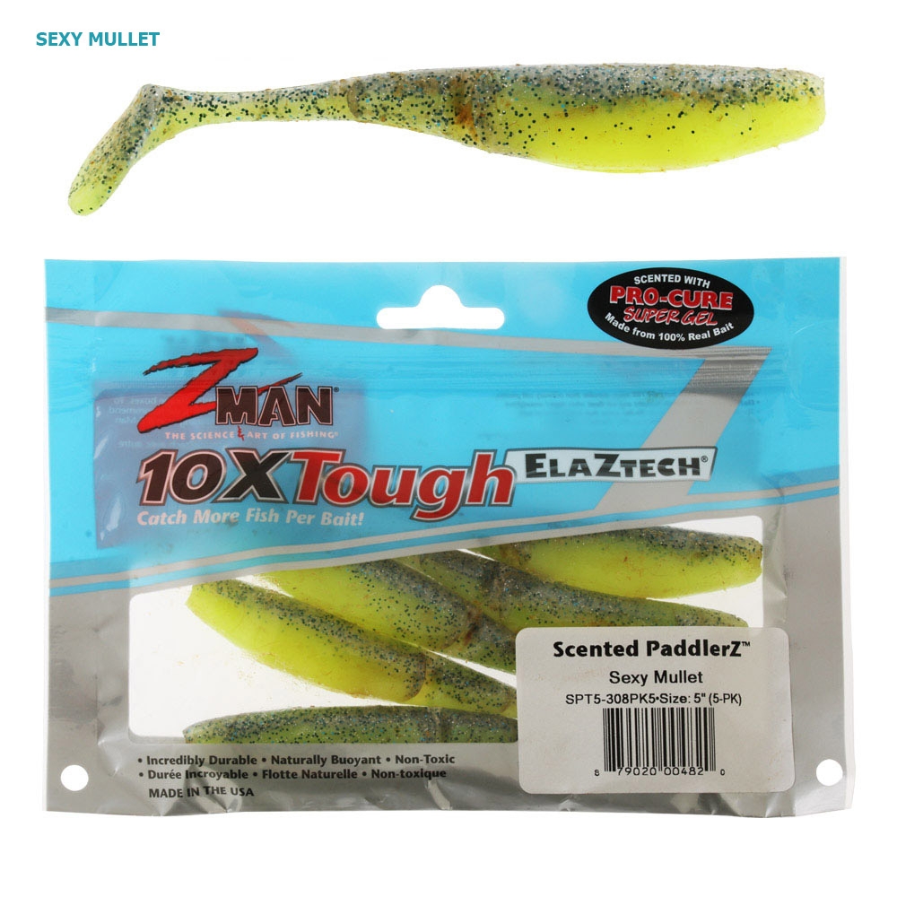 Z-Man PaddlerZ Scented Soft Bait 12.7cm