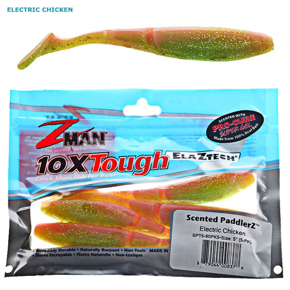 Z-Man PaddlerZ Scented Soft Bait 12.7cm