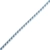Donaghys Shock Cord 4mm x 1m White/Blue Fleck