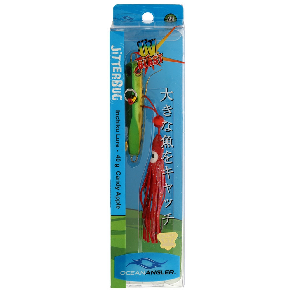 Ocean Angler Jitterbug Inchiku Lure 40g Candy Apple