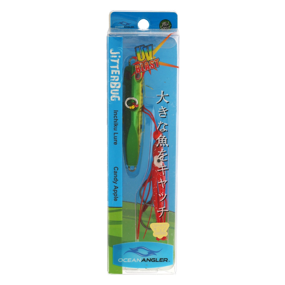 Ocean Angler Jitterbug Inchiku Lure 80g Candy Apple