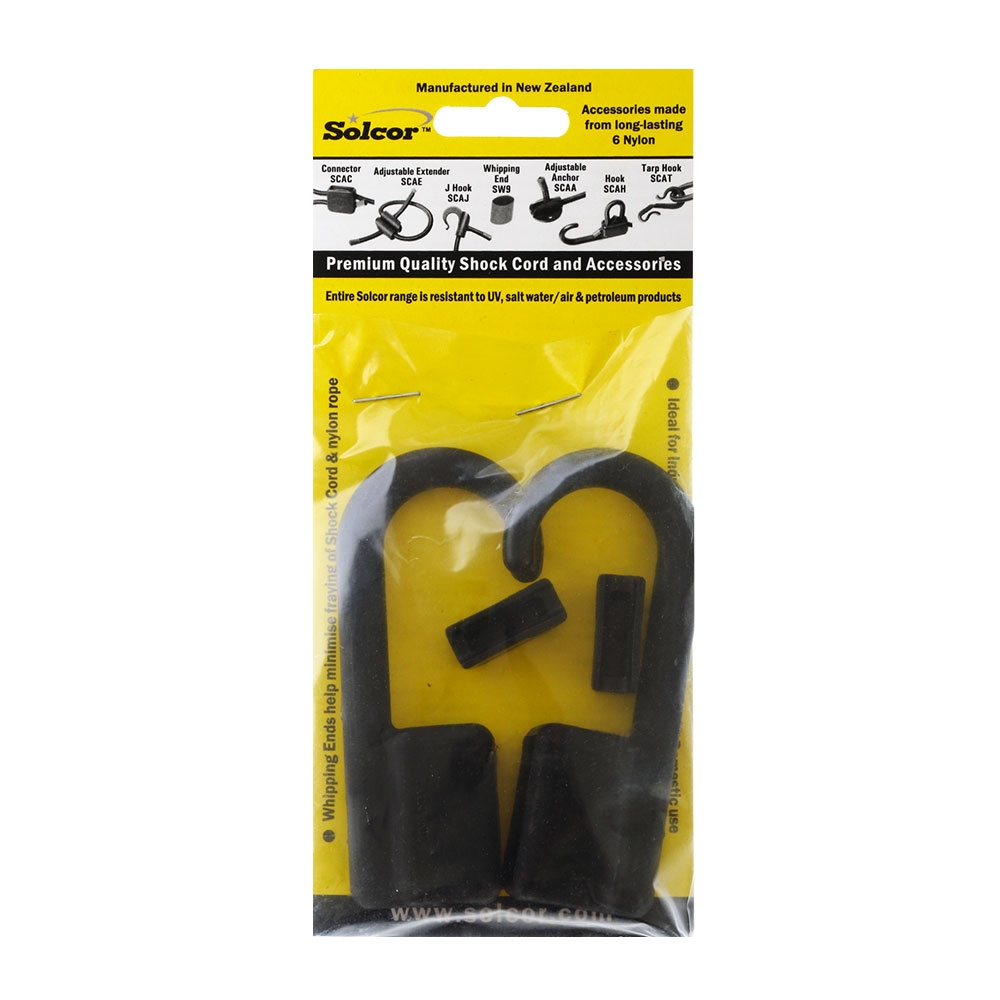 Solcor Adjustable Shock Cord Hooks Qty 2