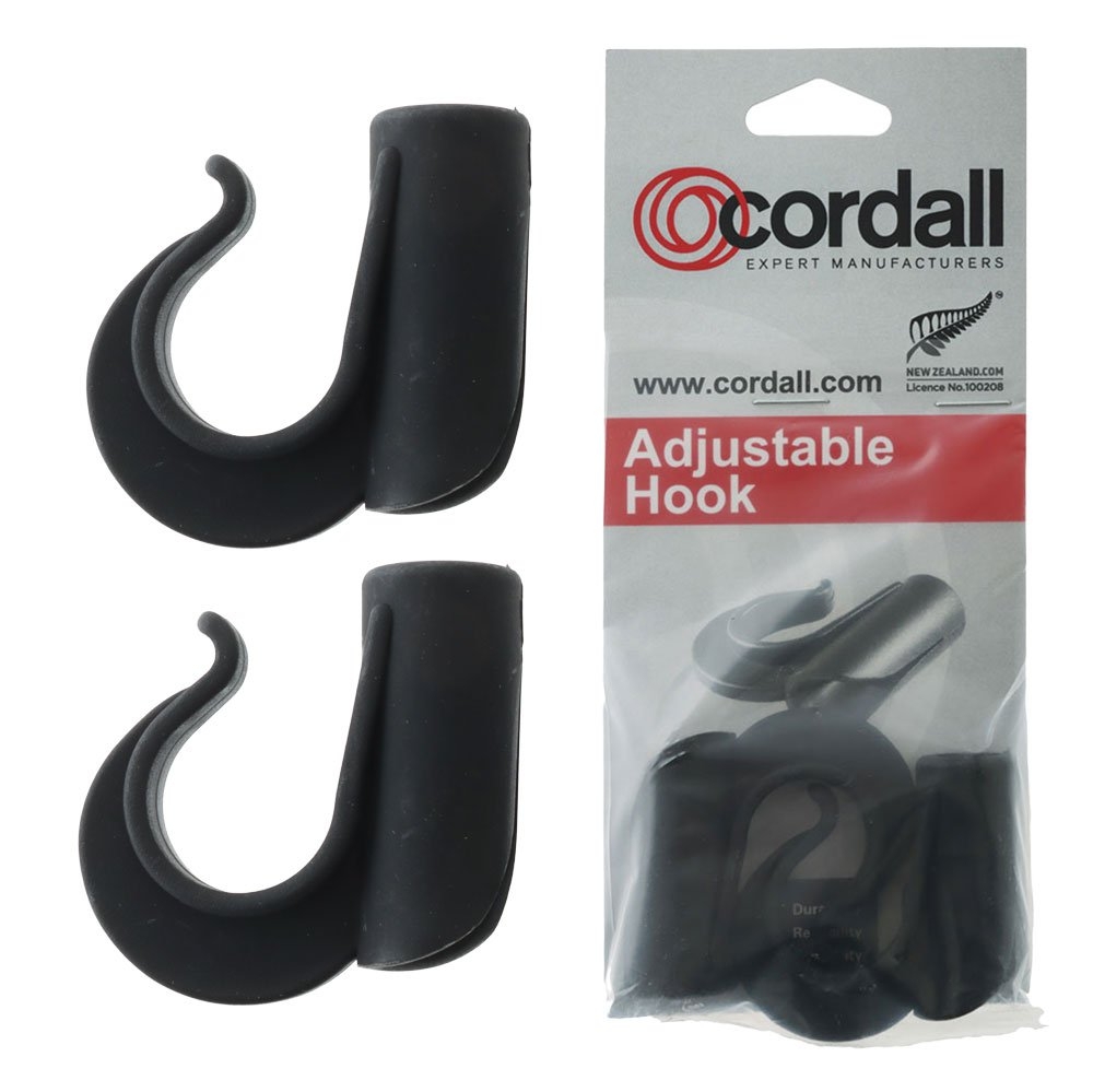 Cordall Adjustable Shock Cord J Hooks Qty 2