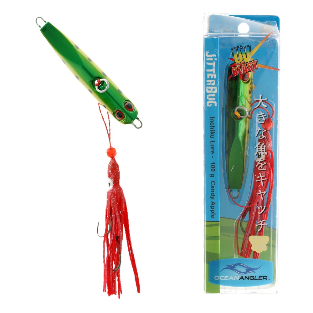 Ocean Angler Jitterbug Inchiku Lure 100g Candy Apple
