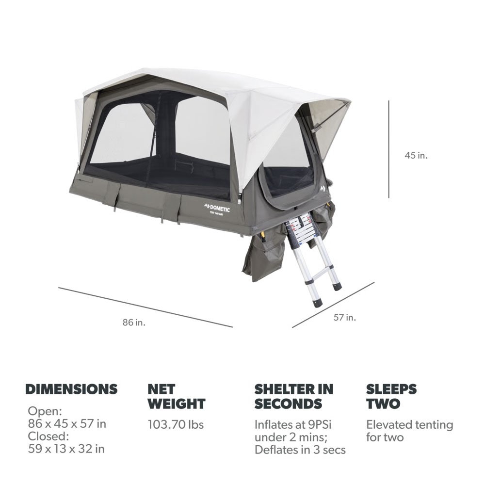 Dometic TRT 140 AIR 300D Inflatable Rooftop Tent