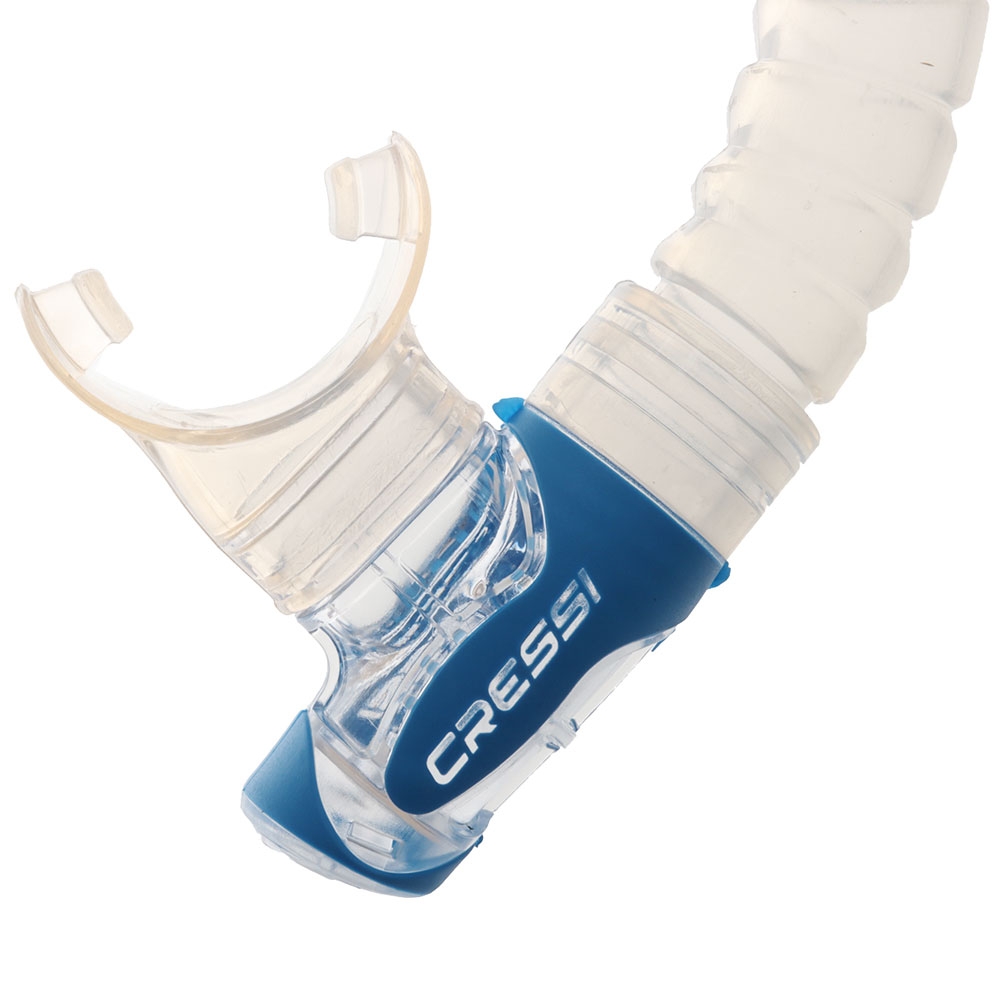 Cressi Marea and Gamma Adult Mask and Snorkel Set Blue