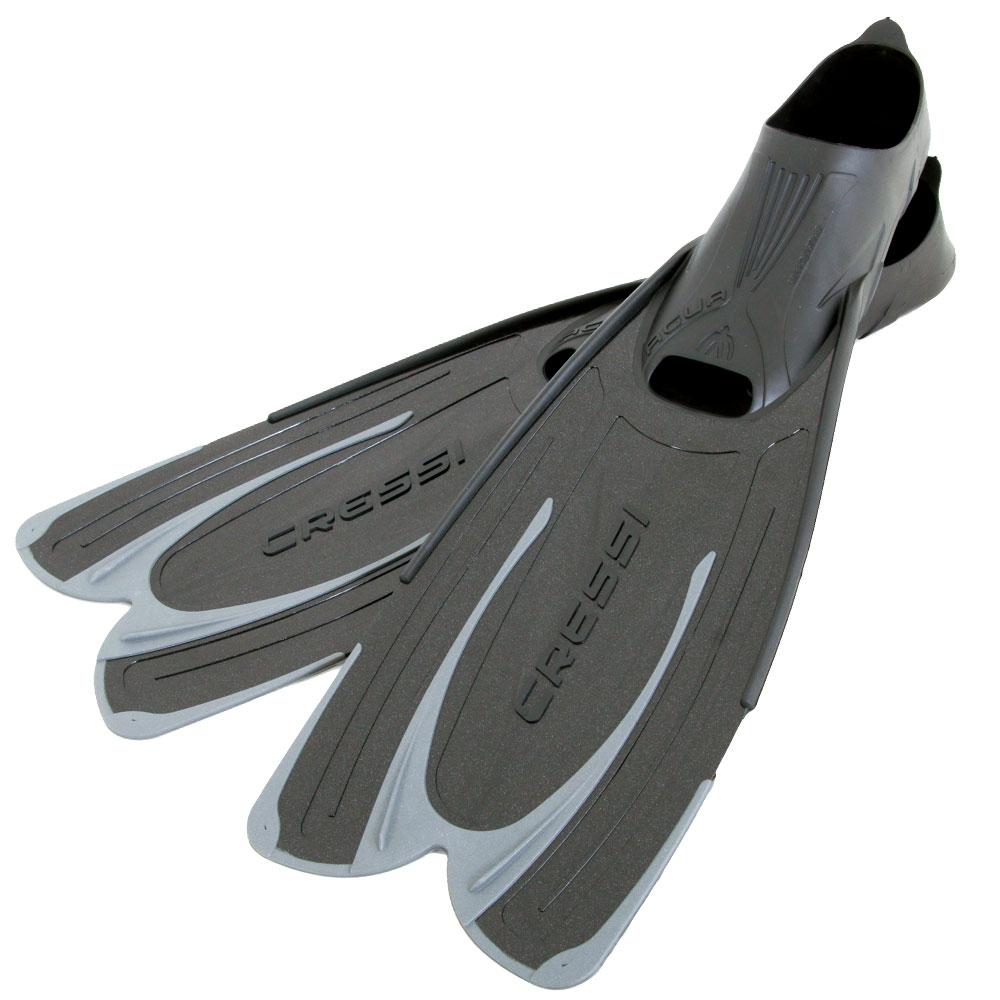 Cressi Agua Long Blade Dive Fins Black EU39/40 US6.5/7.5