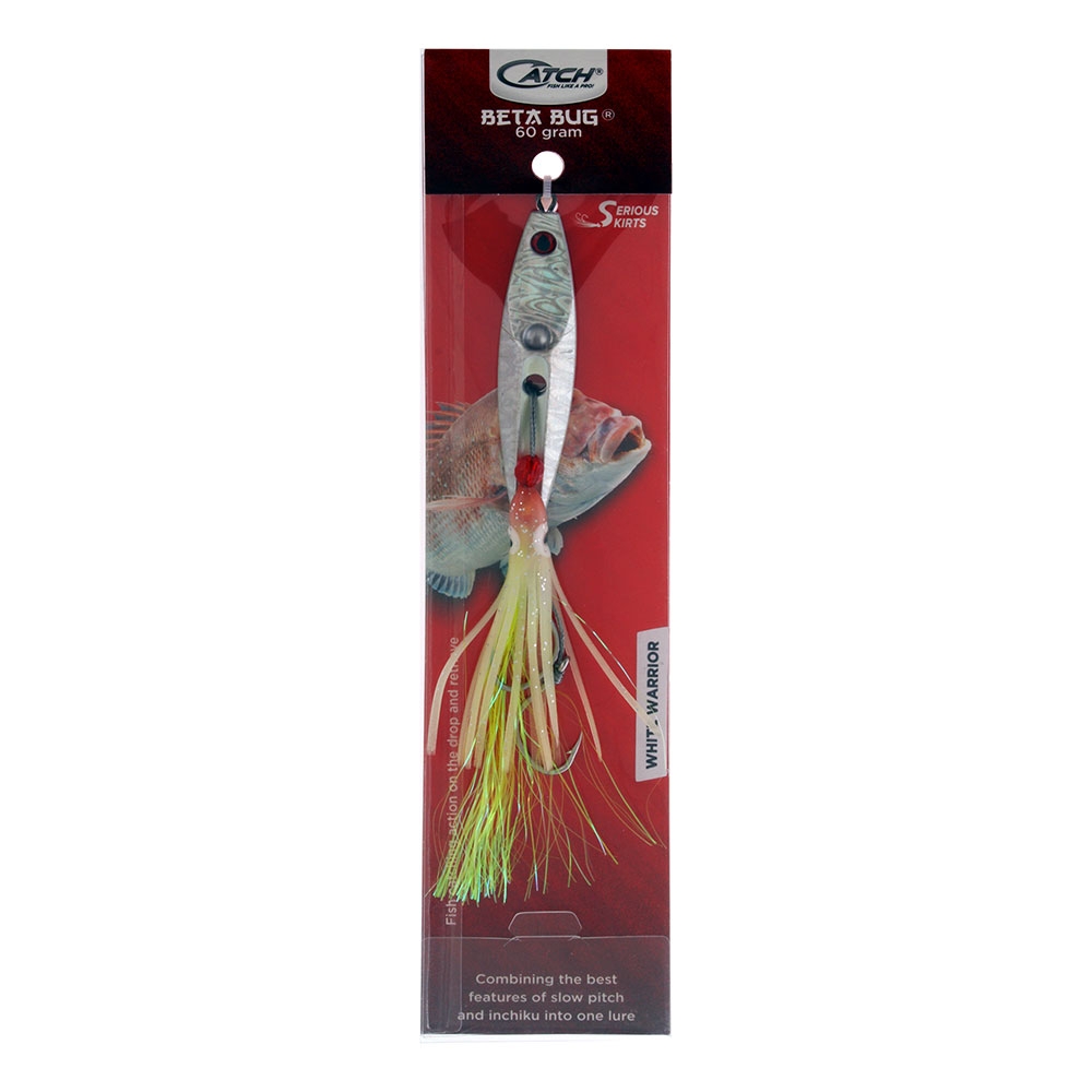 Catch Beta Bug Inchiku Lure 80g White Warrior