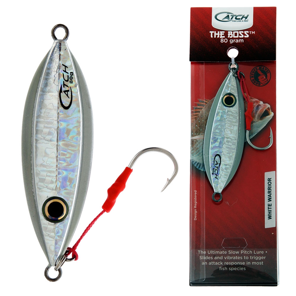 Catch The Boss Slow Pitch Jig White Warrior 80g