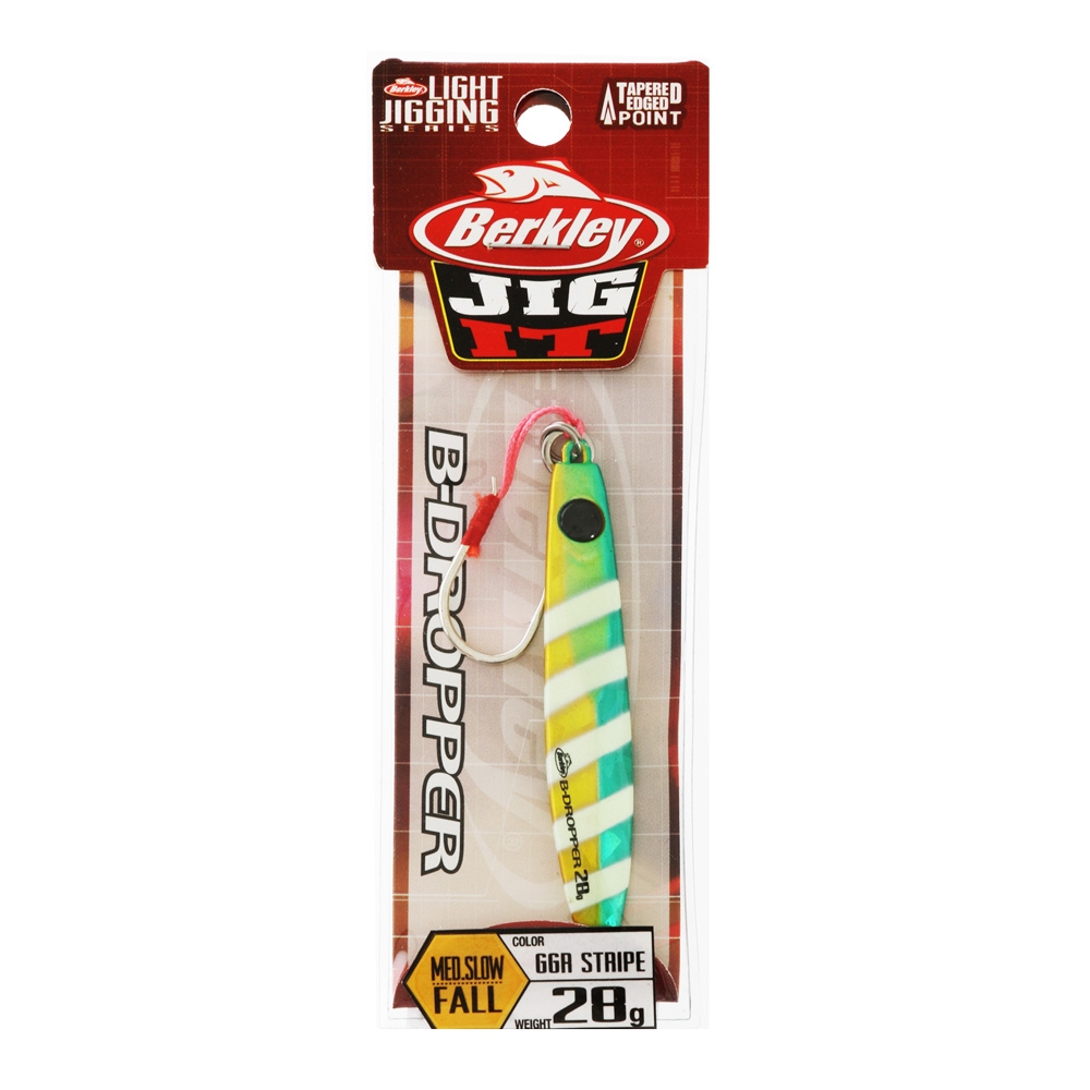 Berkley Jig It B-Dropper Micro Jig 28g GGR Stripe
