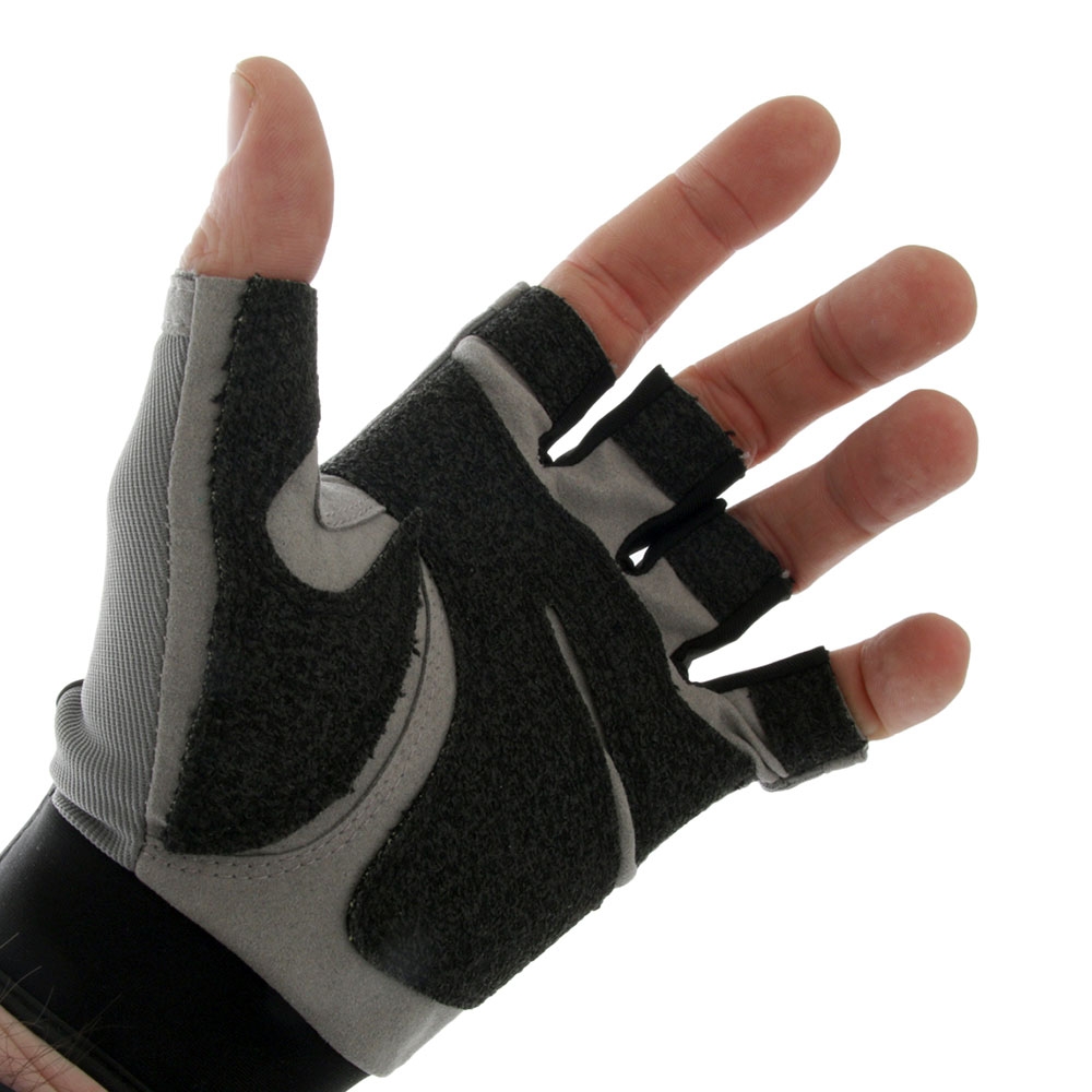Catch Heavy Duty Kevlar Fingerless Jigging Gloves
