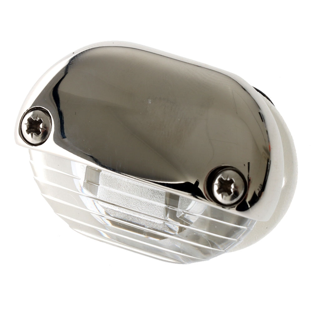 Hella Marine Easy Fit Gen 2 Step Lamp 12-24v 0.5w Blue LED Polished S/S Cap