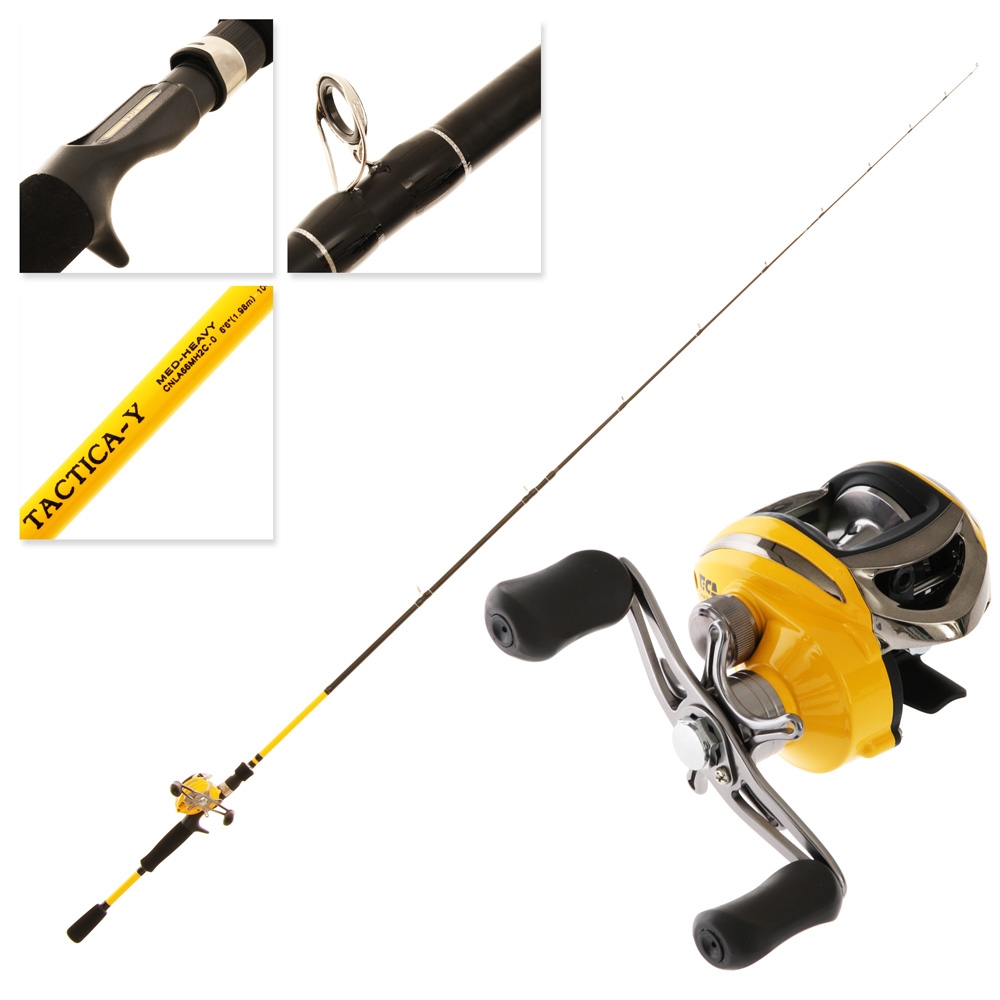 TiCA Tactica LCX100R CNLB66MH2C Jig Combo 6ft 6in 10-20lb 2pc