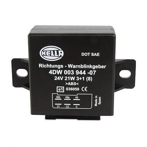 Hella Marine Electronic Flasher Unit 24V 6 Pin 3+1