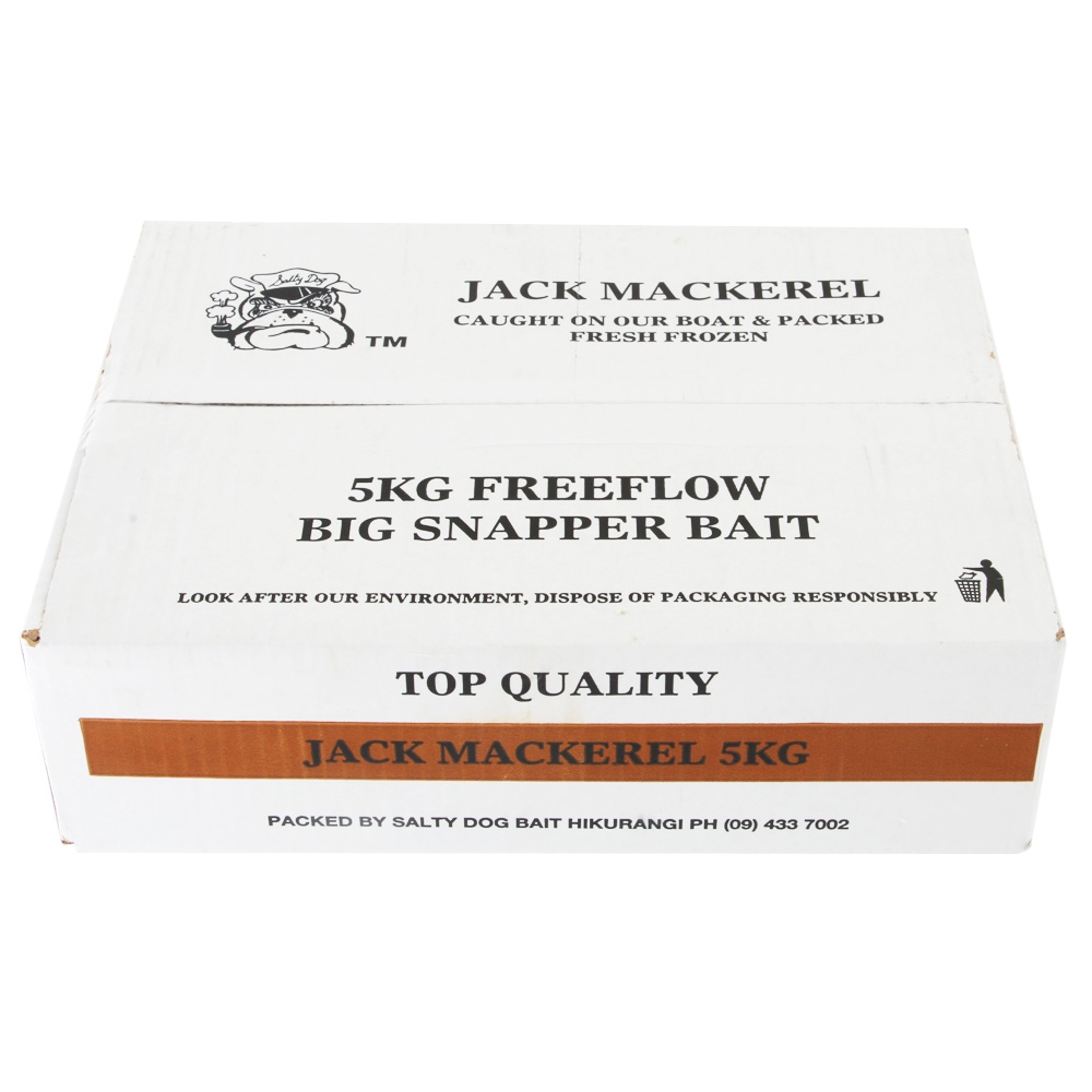 Salty Dog New Zealand Jack Mackerel 5kg Freeflow Box
