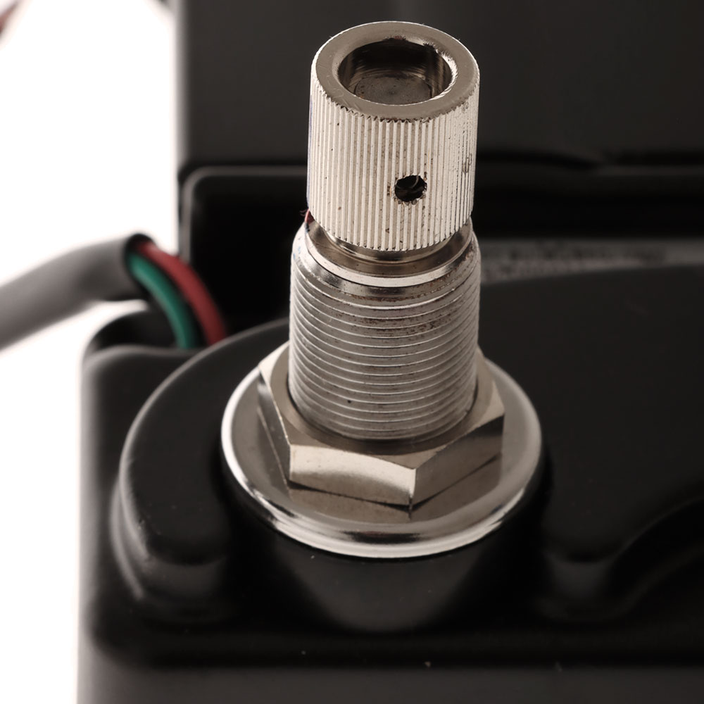 Roca Marine W12 Windscreen Wiper Motor Black 16mm 12v