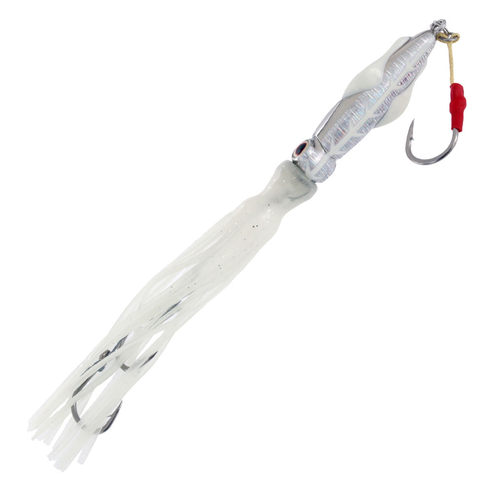 Catch Squidwings Inchiku Skirted Jig 60g White Warrior
