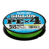 Sunline Siglon PEx4 Braid Light Green PE1.2 150m Thumbnail Sunline Siglon PEx4 Braid Light Green PE1.2 150m