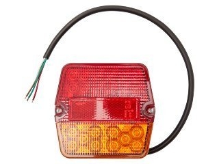 Trojan Square 12 Volt Combination Tail Light RH