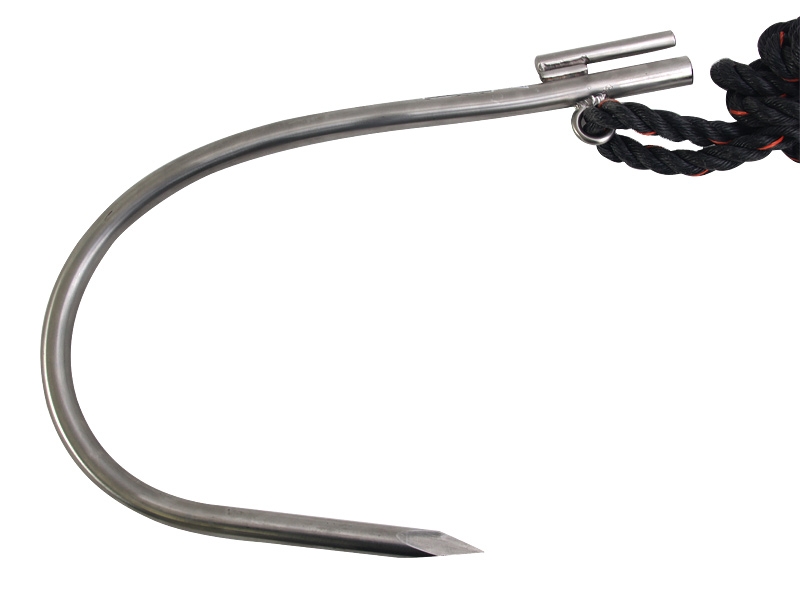 Nacsan Flying Gaff with 6m Rope XL 245mm Gape