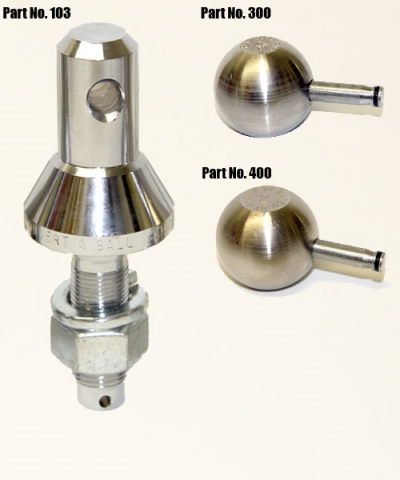 Convert-A-Ball 3/4in Shank and 2 Stainless Steel Ball Set