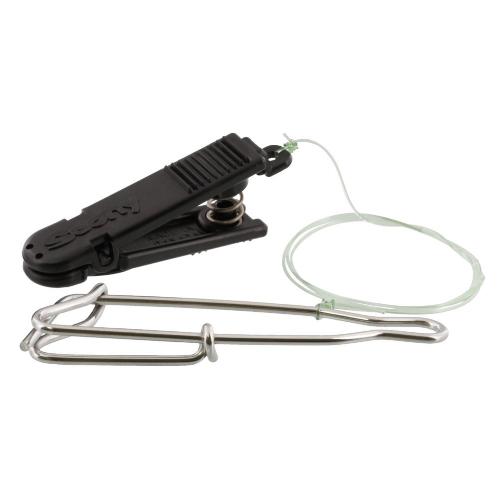 Scotty 1046 Mini Snapper Line Release with Stacking Self-Locating Snap and 18in Leader Clips