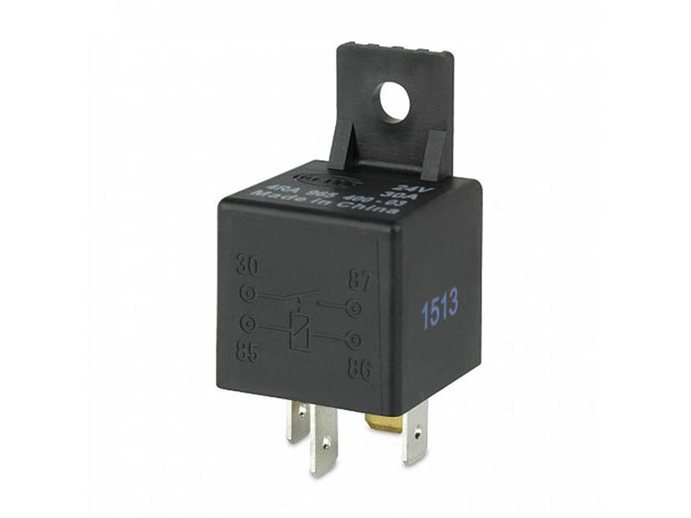 Hella Marine 3079 24V 4 Pin Normally Open Mini Relay 30A Hella Marine 3079 24V 4 Pin Normally Open Mini Relay 30A