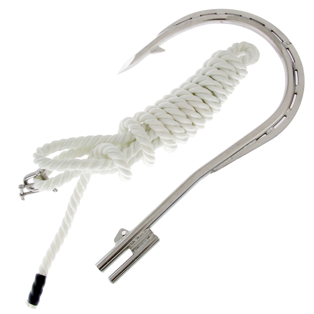 Sea Harvester Flying Gaff Rope and Head 210mm Gape Extra Large
