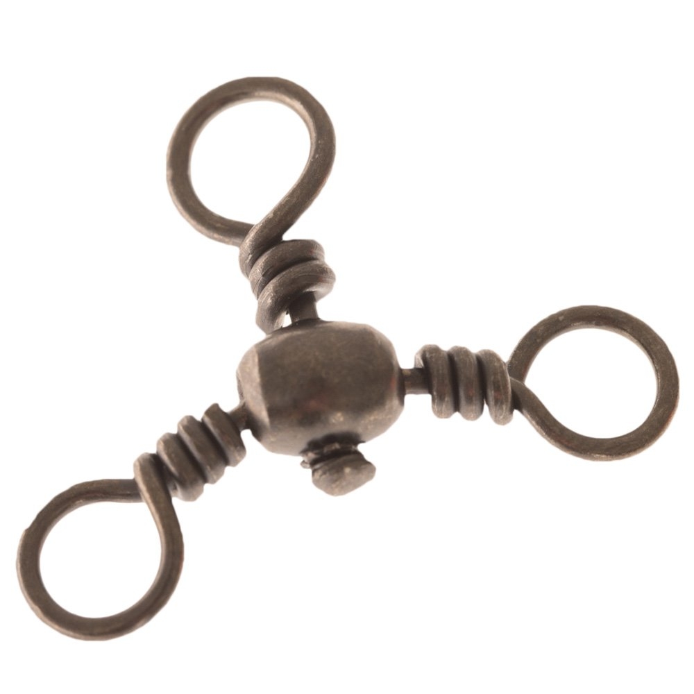 Mustad 3-Way Cross Barrel Canal Swivels