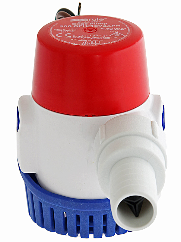 Rule DA Submersible Bilge Pump 12V 25DA 500GPH