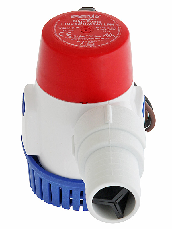 Rule DA Submersible Bilge Pump 12V 27DA 1100GPH