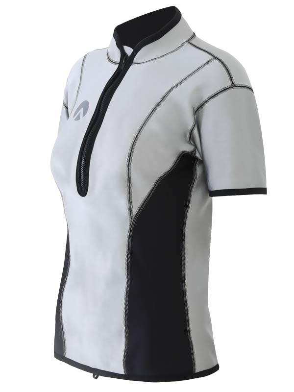 Sharkskin Chillproof Climate Control Womens Compression Top Size 8