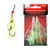 Catch Serious Skirt Assist Rig 3.5in Qty 2 Lumo Glow Green