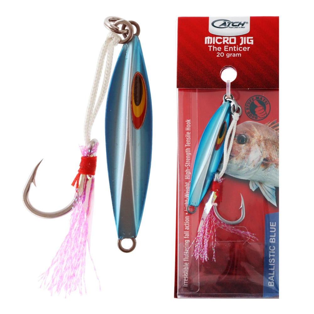 Catch The Enticer Micro Jig 20g Ballistic Blue