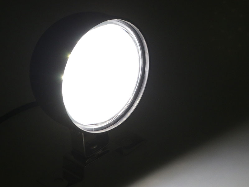 LED Adjustable Utility Floodlight Black 10-30VDC 1100lm