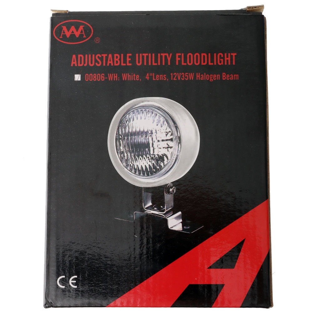 LED Waterproof Adjustable Utility Floodlight White 1100 Lumens 10-30VDC