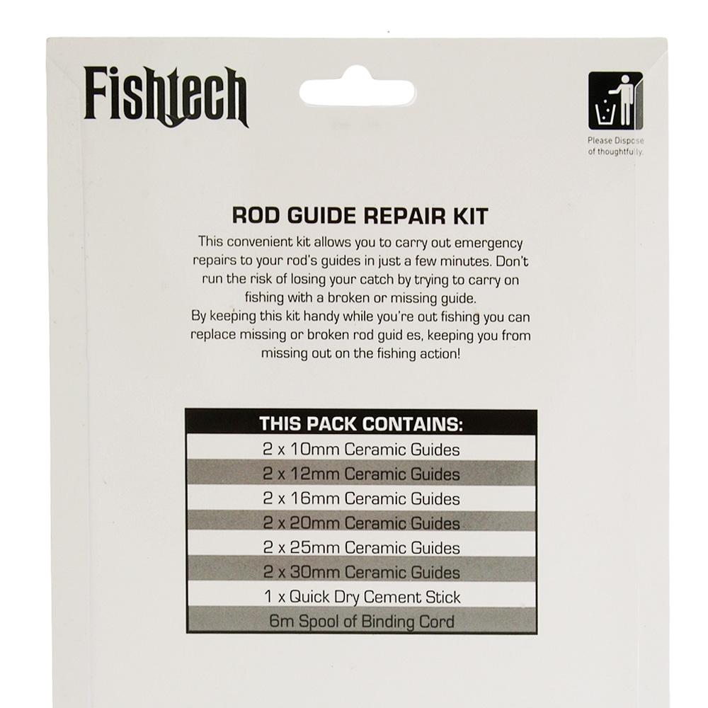 Fishtech 12-Piece Rod Guide Repair Kit