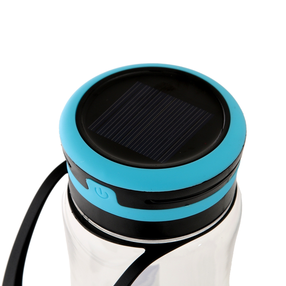 Southern Alps Drink Bottle with USB Solar Rechargeable Lantern 600ml