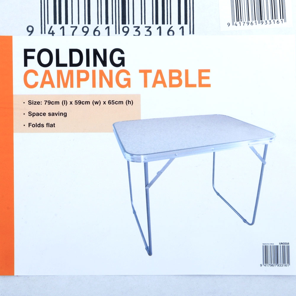 Folding Portable Camping Table 79 x 59 x 65cm