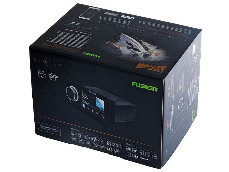 Fusion MS-RA770 Apollo Media Player/Receiver with WiFi and PartyBus
