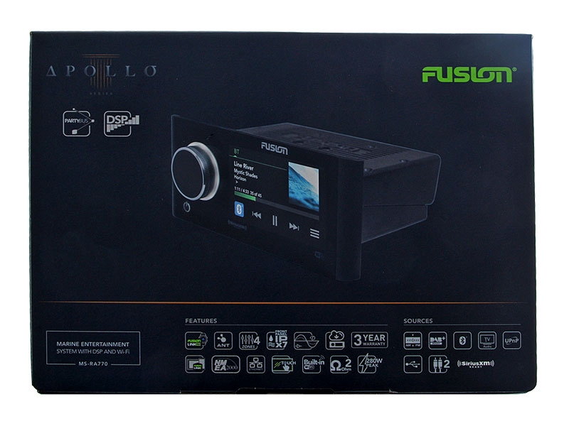 Fusion MS-RA770 Apollo Media Player/Receiver with WiFi and PartyBus