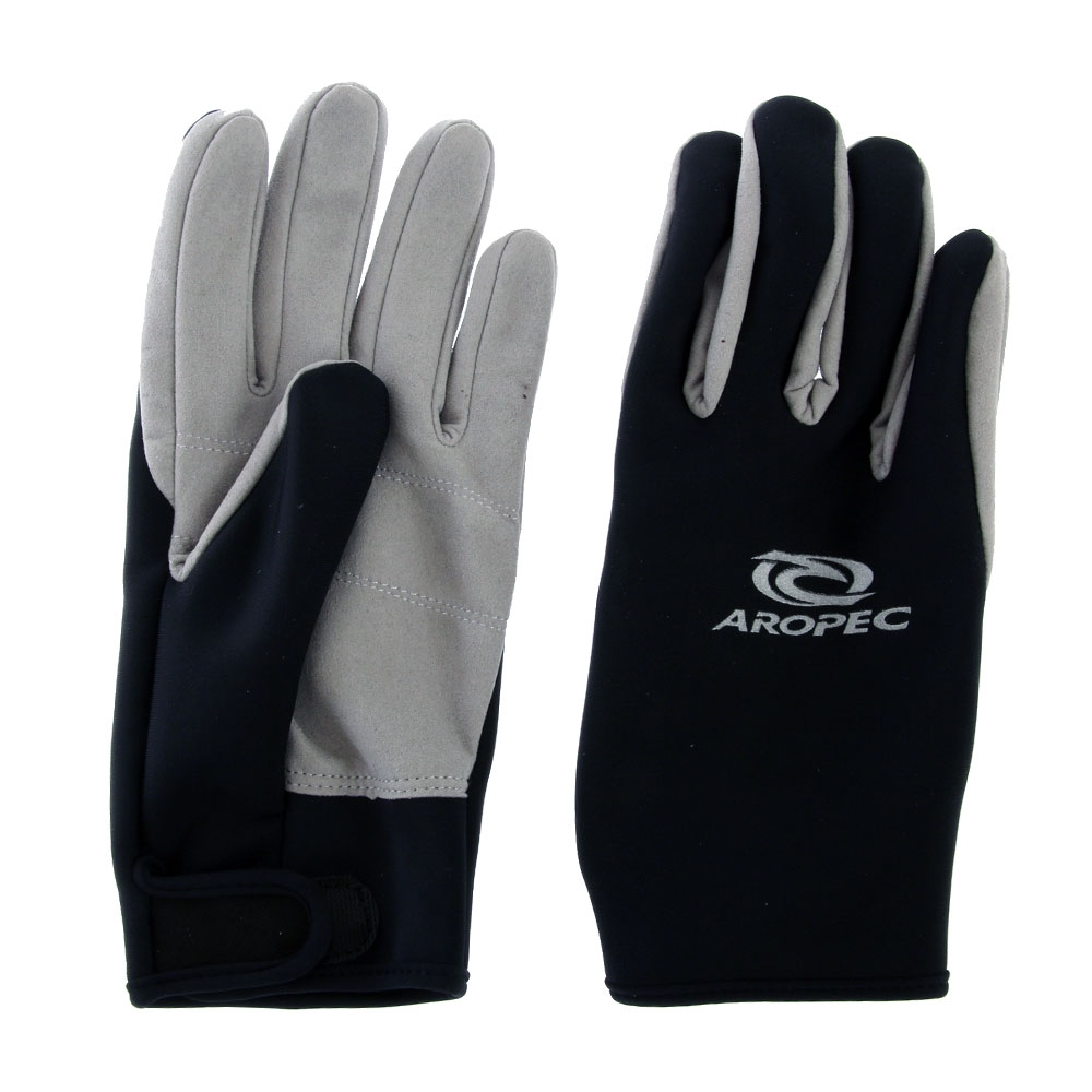 Aropec AquaThermal Amara Fleece Lined Dive Gloves 2mm Black XL