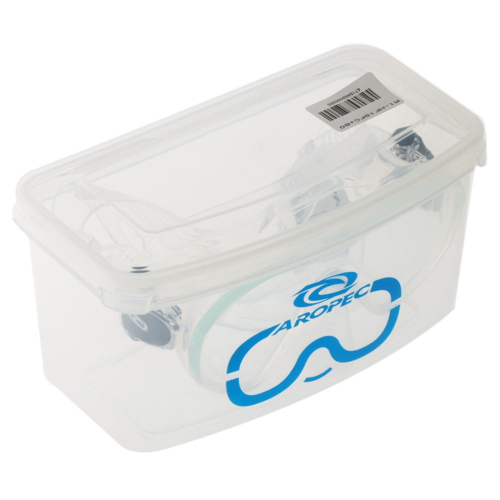 Aropec Single Lens Frameless Dive Mask Clear Silicone