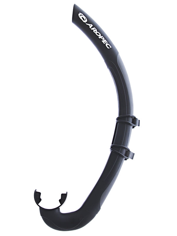 Aropec Boarfish Floating Spearo Snorkel Black