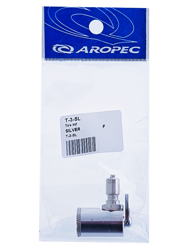 Aropec Tyre Inflator Keychain Silver